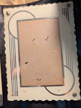 Antique art deco picture frames